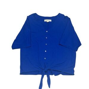 Michael Kors Royal Blue Button-Down Shirt